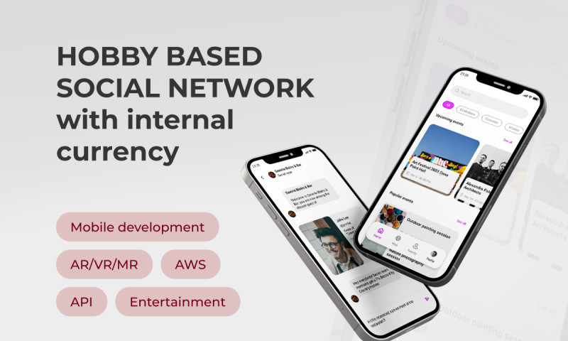 Innowise Project - Op hobby gebaseerd sociaal netwerk