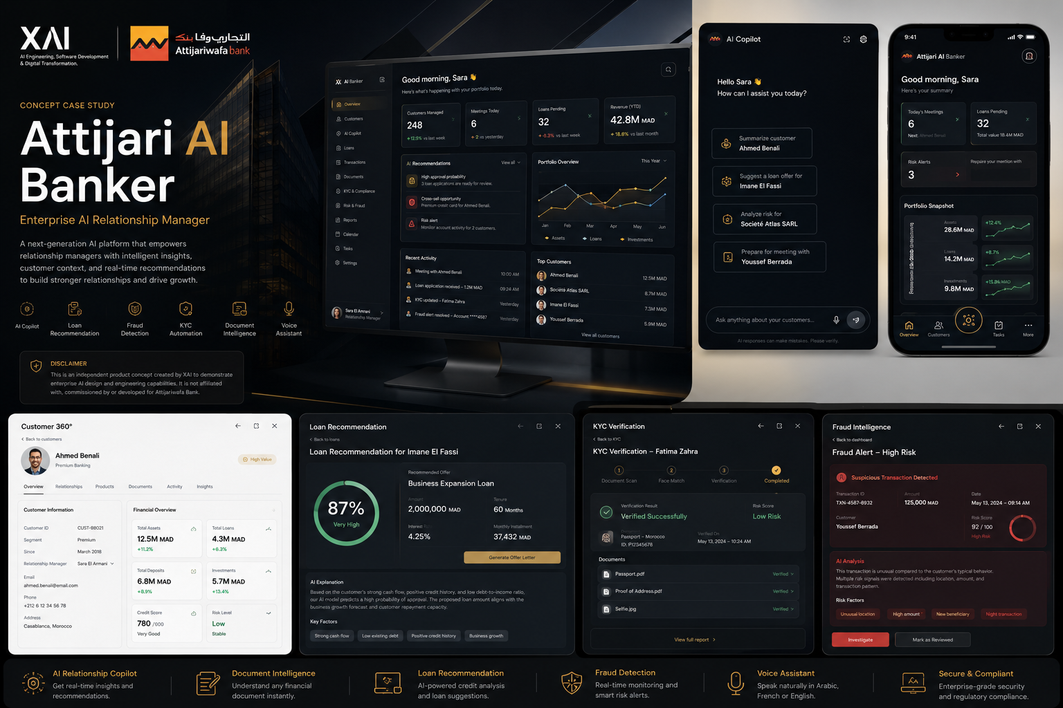 Attijari AI Banker, Enterprise AI CRM (conceptcase)