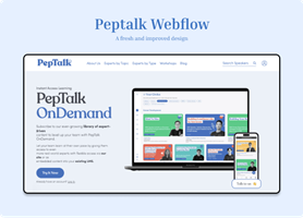TechTIQ Solutions Project - Peptalk Webflow