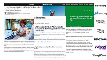 OBA PR Project - B2B SaaS Authority & Pipeline Building