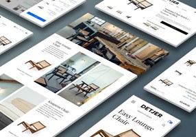 WHITE Digital Agency Project - B2B & B2C webwinkel - DETJER