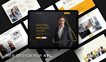 oktopods Agency GmbH Project - ADG Top Leadership: websiteontwikkeling