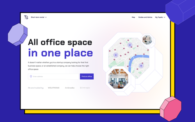 Prototeam Project - Tupelo Spaces | Website-ontwerp