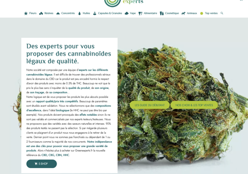 Limbus Studio Project - E-commercesite greenexperts.fr