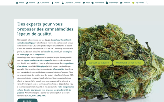 Limbus Studio Project - E-commercesite greenexperts.fr
