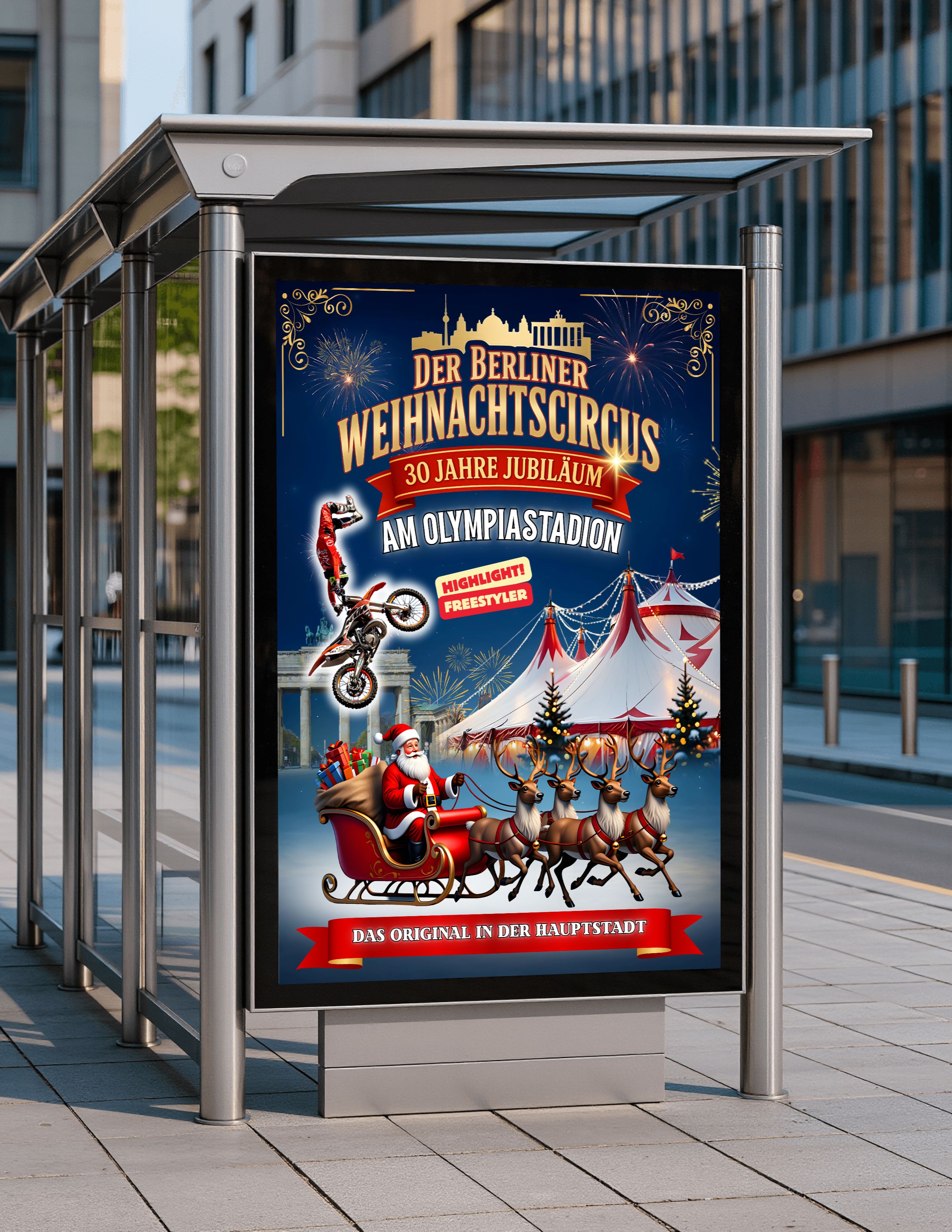 ArtiPixel Project - Volledige merkidentiteit voor de Berlijnse kerstcircus