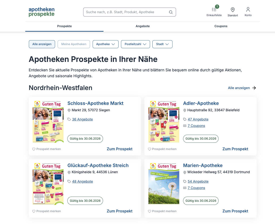 Apotheken- folderwereld