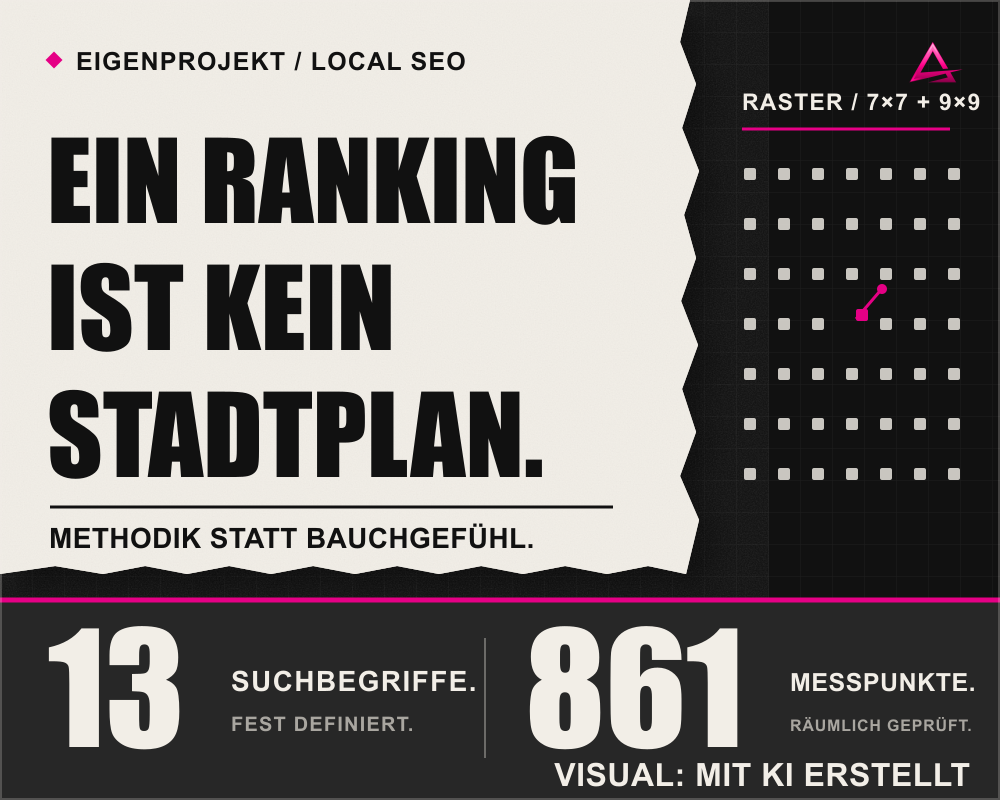 LA AGENCIA Project - Lokale SEO in Braunschweig: 13 zoektermen in het kaartraster