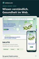 SALUTO, webdesign voor gezondheid en onderzoek