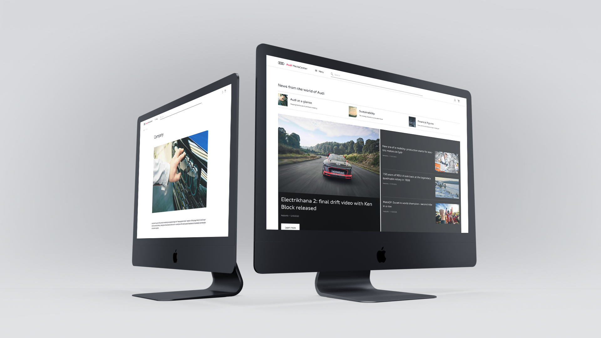 makandra Project - Communicatieplatform Audi MediaCenter