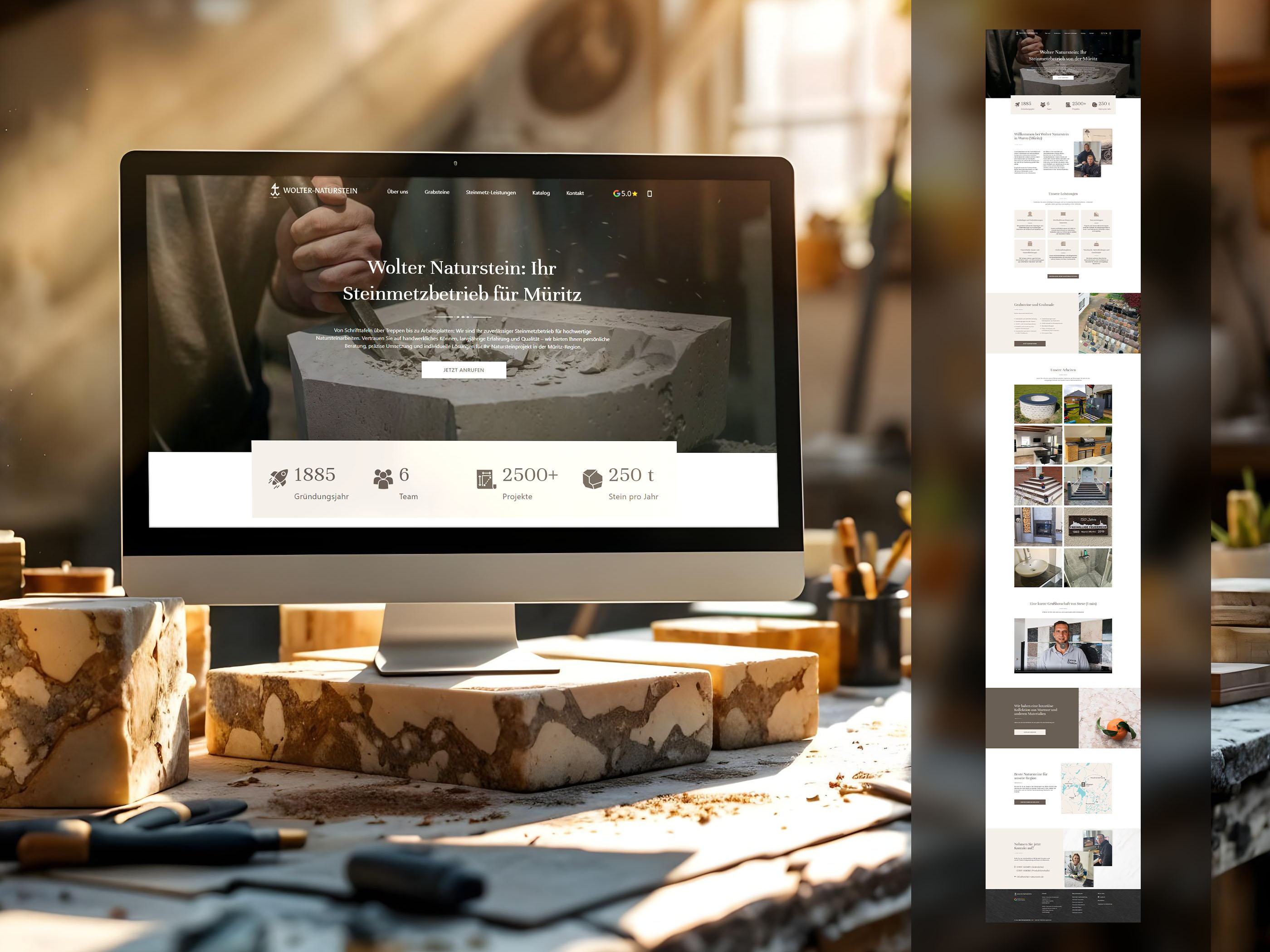 4eck Media | Webdesign & SEO/GEO Project - Modernere OnePager met SEO-landingspagina's