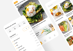 Zoftify Project - Mijn recepten, white-label mobiele app & dashboard