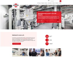 induux international gmbh Project - Website Keller Lufttechnik