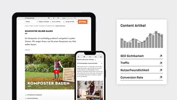 Moccu - Digitalagentur Project - STIHL: Sterke content voor de wereldwijde marktleider