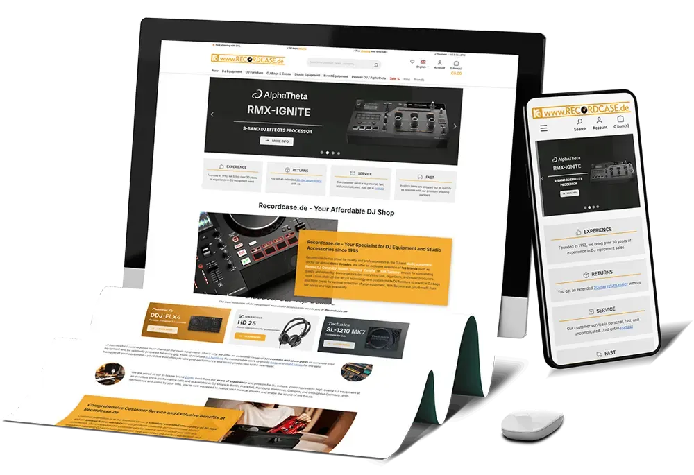 Brandcrock GmbH Project - Meertalige Shopware 6-migratie voor Recordcase met 7 verkoopkanalen