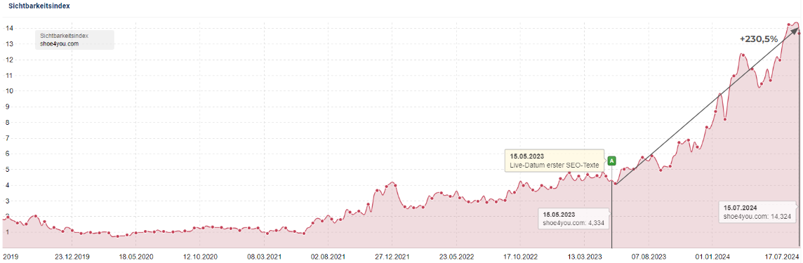 SlopeLift Project - Case Shoe4You: SEO-succes met kwaliteitscontent
