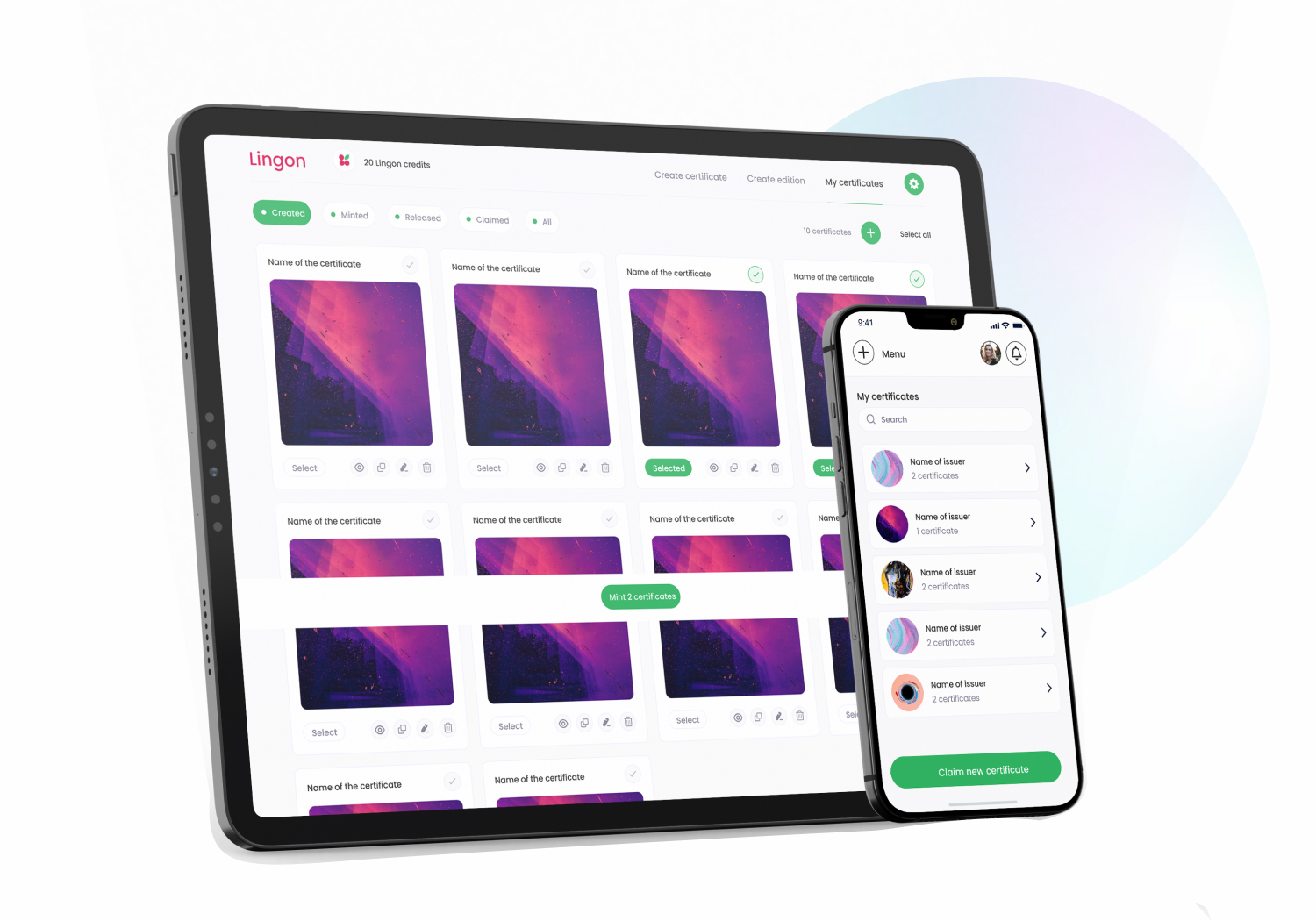 Lionwood.software Project - Digitale certificaten op de blockchain