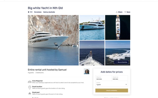 IT Brains Project - X-Stay-Sea, platform voor jachtverhuur en ervaringen