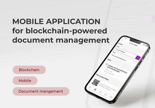 Innowise Project - Blockchain-gebaseerde mobiele documentenbeheers-app