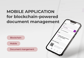 Innowise Project - Blockchain-gebaseerde mobiele documentenbeheers-app