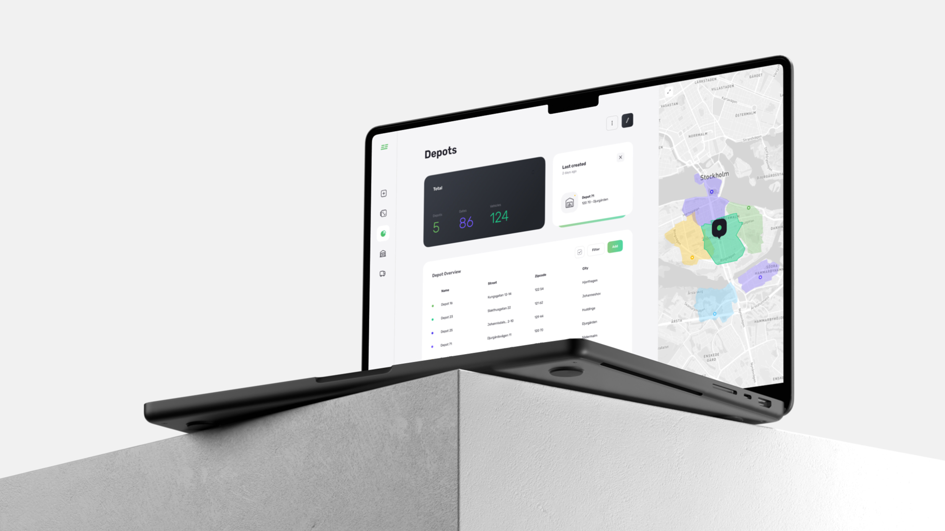 muse case GmbH Project - De duurzame navigator: webapp voor CO2-geoptimaliseerde tourplanning bij last-mile leveringen.
