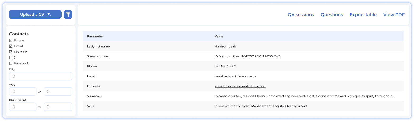 Silk Data Project - KI-cv-screening voor recruiters