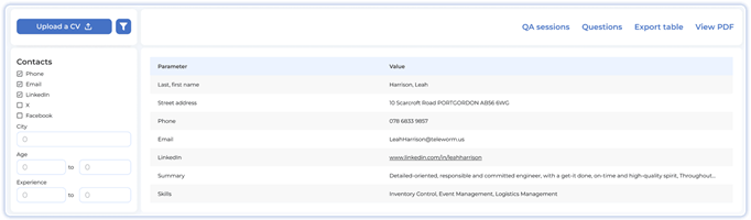 Silk Data Project - KI-cv-screening voor recruiters
