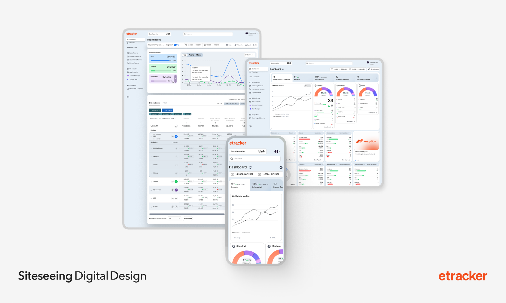 Siteseeing Digital Design Project - etracker-app