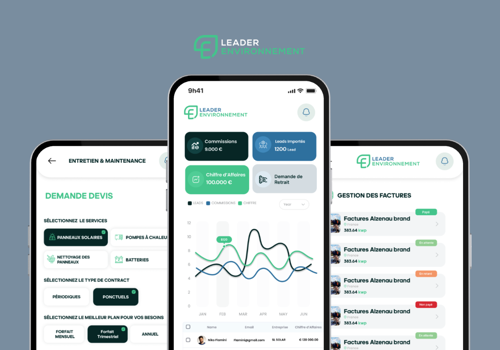 Appstronaute Project - Mobiele & webapp - Leader Environnement