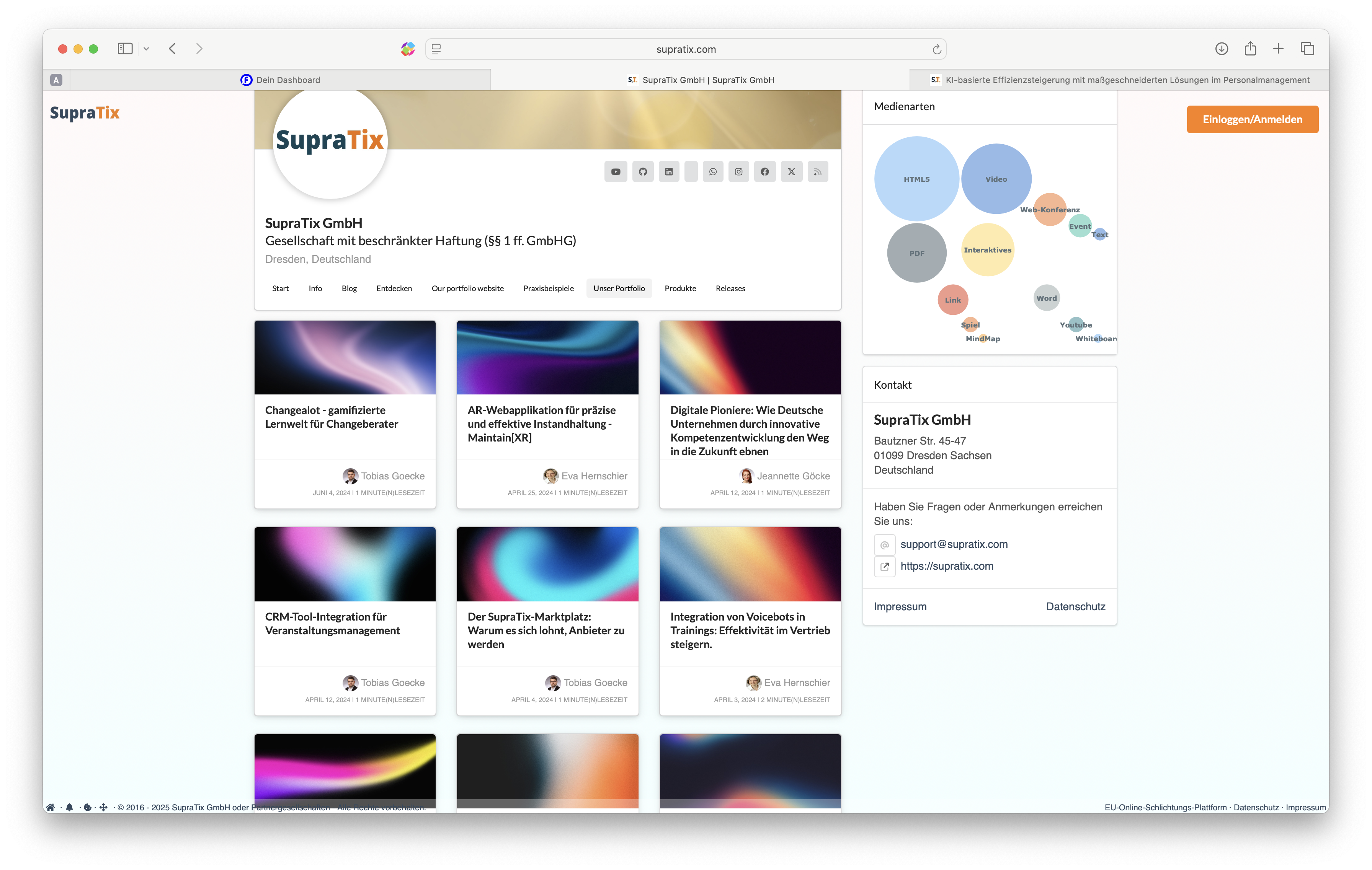 SupraTix GmbH Project -
