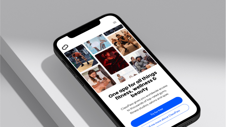 Vention Project - ClassPass:  ontwikkeling van nieuwe mobiele toepassingen en UX-herontwerp