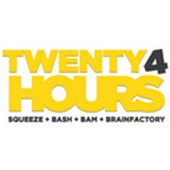 TWENTY4HOURS - SQUEEZE + BASH + BAM + BRAINFACTORY Logo