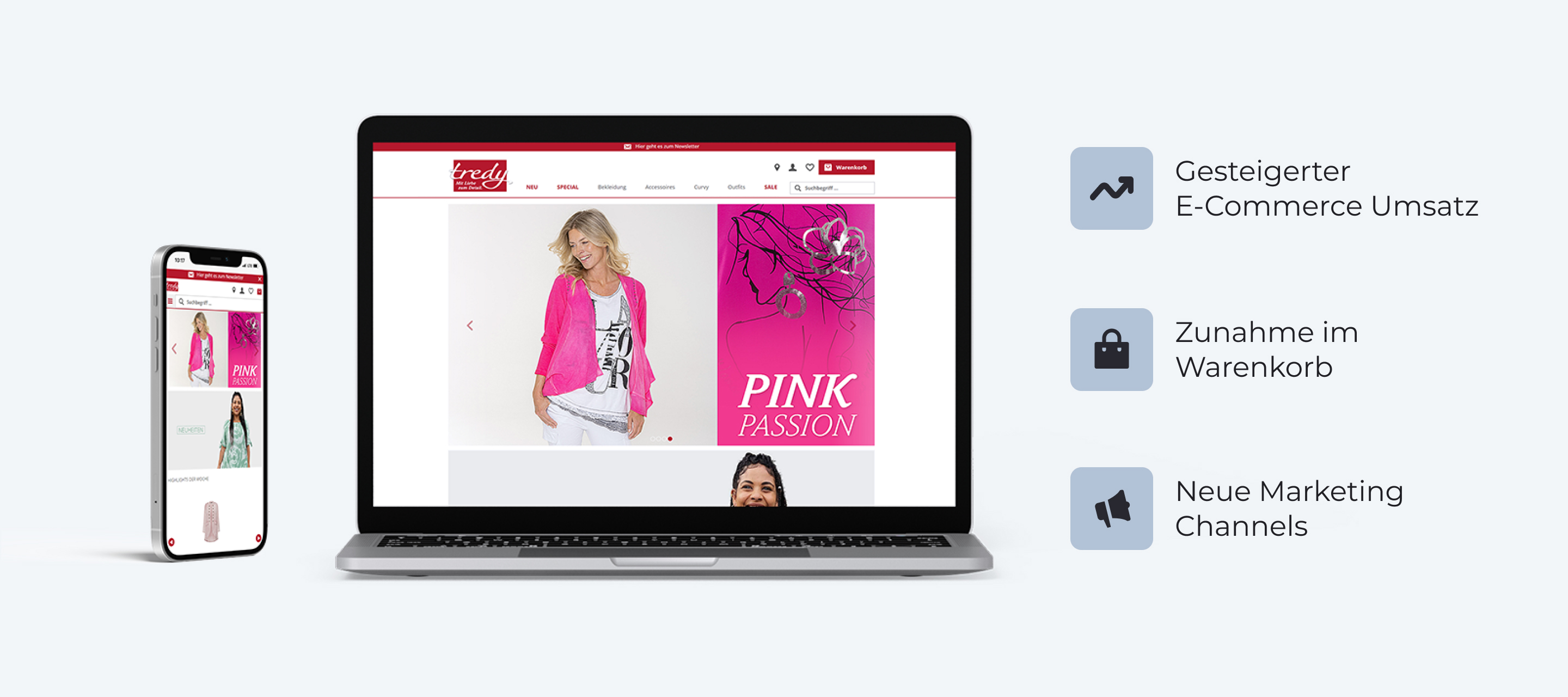 KEOZ GmbH Project - Omnichannel-commerce: tredy Mode