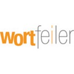 wortfeiler | text + konzept Logo