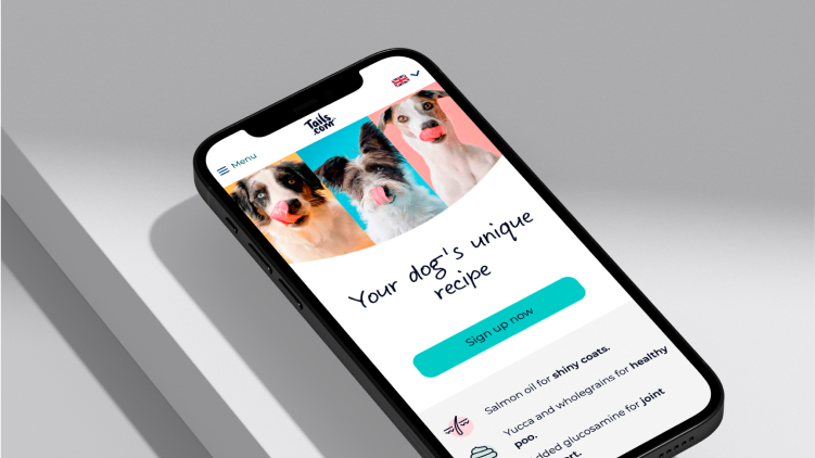 Vention Project - Tails.com: Uitgebreide webontwikkeling