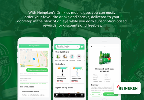Lizard Global Project - Heineken | Drinkies