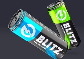 YA² Design Studio Project - Blitz Energy drink
