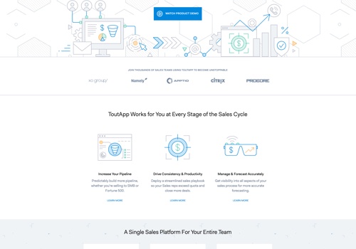 Kegan Quimby Web Design & Development Project - ToutApp