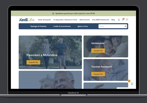 E-commerceontwikkeling & UX/UI-design voor hygiëneproducten