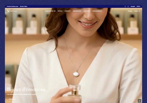 Shopify e-commerce website voor Valois Varden Jewelry