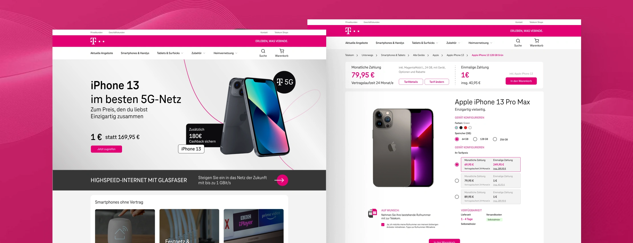 Andersen Germany GmbH Project - Een eCommerce-aanwezigheid voor een telecomprovider