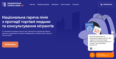 Validev Agency Project - Website van de landelijke hulplijn 527
