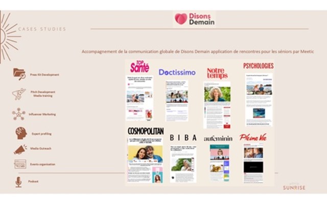 Hello SunRise Project - PR en communicatie voor Advizeo