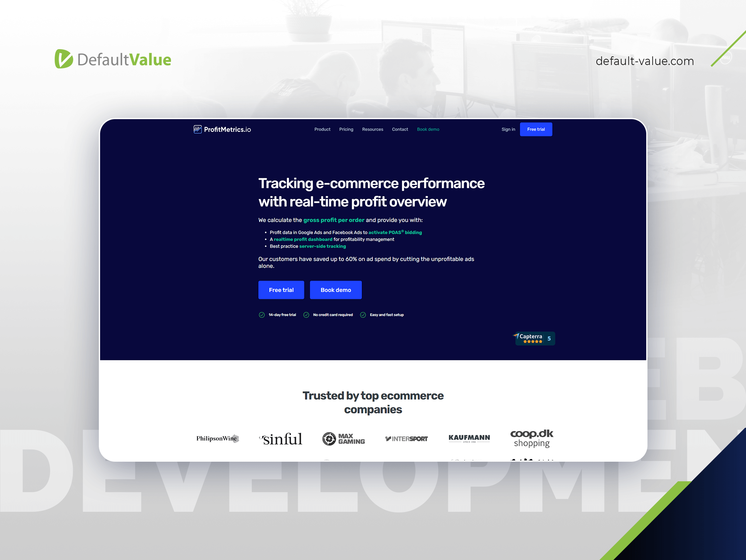 Default Value Project - Ontwikkeling van de integratiemodule voor ProfitMetrics in Magento 1 &amp; 2