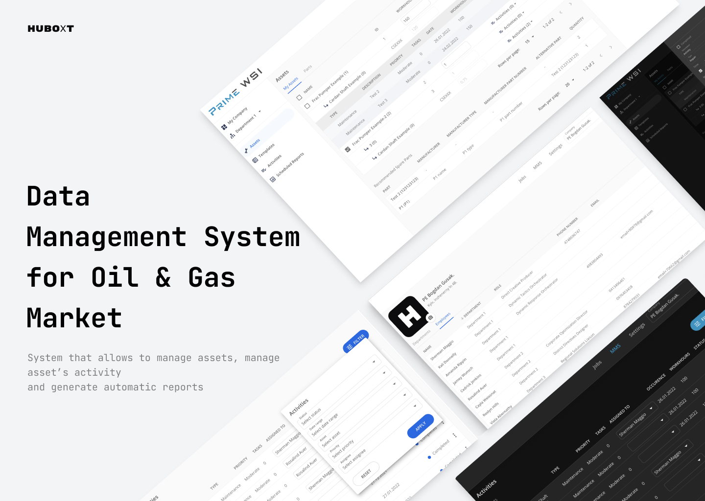 Huboxt Project - Systeem voor databeheer