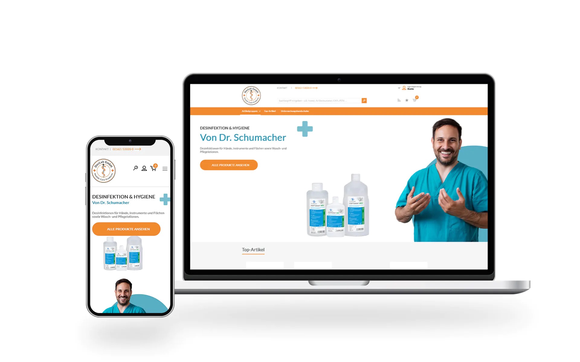 interSales AG Project - B2B e-commerce medische technologiehandel