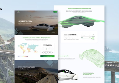 Brandetize Project - Aptera - Websiteontwerp
