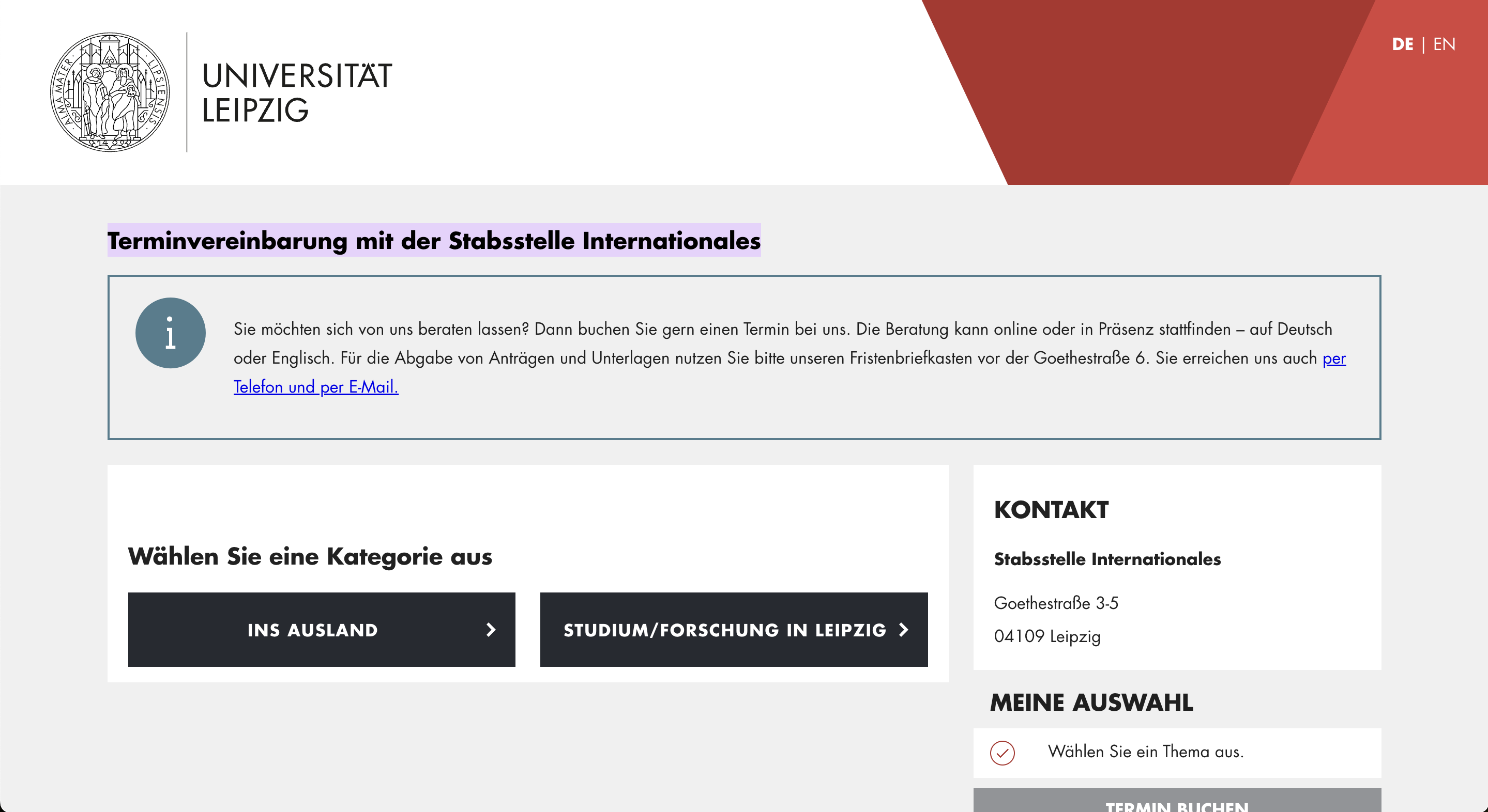 Robimo GmbH Project - Afspraakboekingssysteem SSI
