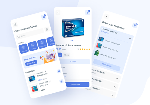 Zoftify Project - Apotheek, mobiele app voor medicijnbezorging