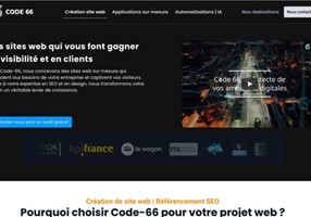 Code 66 Project - Professionele landingspagina voor website & SEO